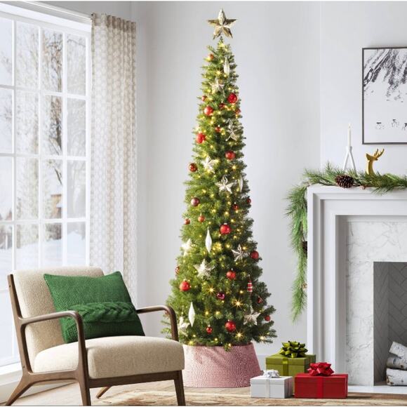 Champagne Textured 5-Point Tinsel Star Tree Topper 11" Layered Holiday Decor - Picture 3 of 10